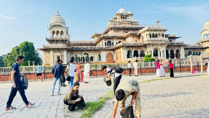 Albert hall cleaning